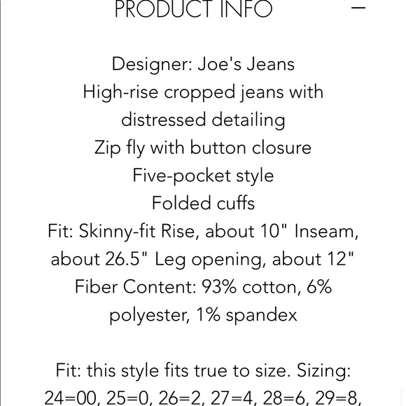 Brand new joe’s 👖 - Picture 4 of 4